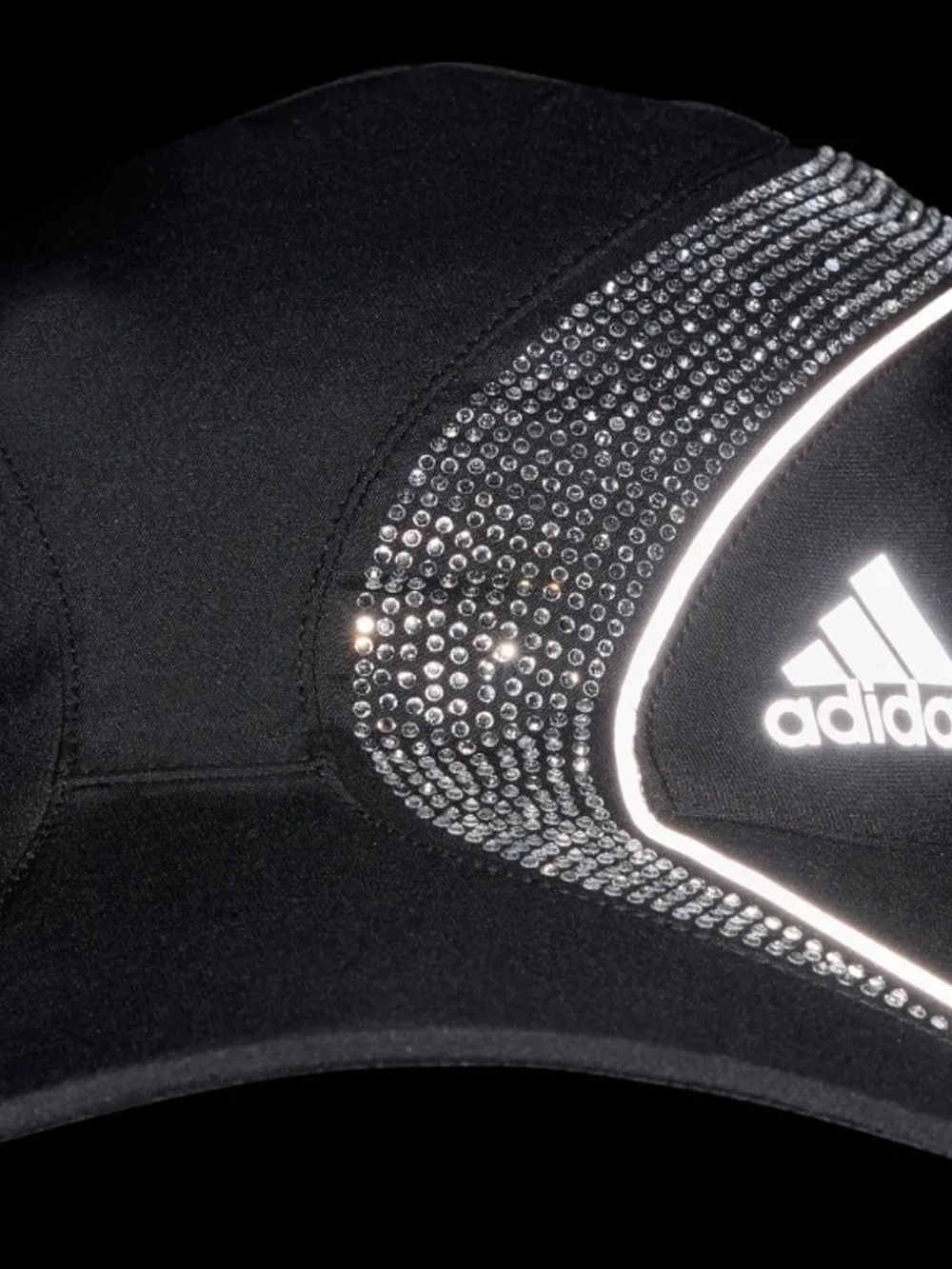 Adidas Black Rhinestone Performance Cap - Picture 3 of 6